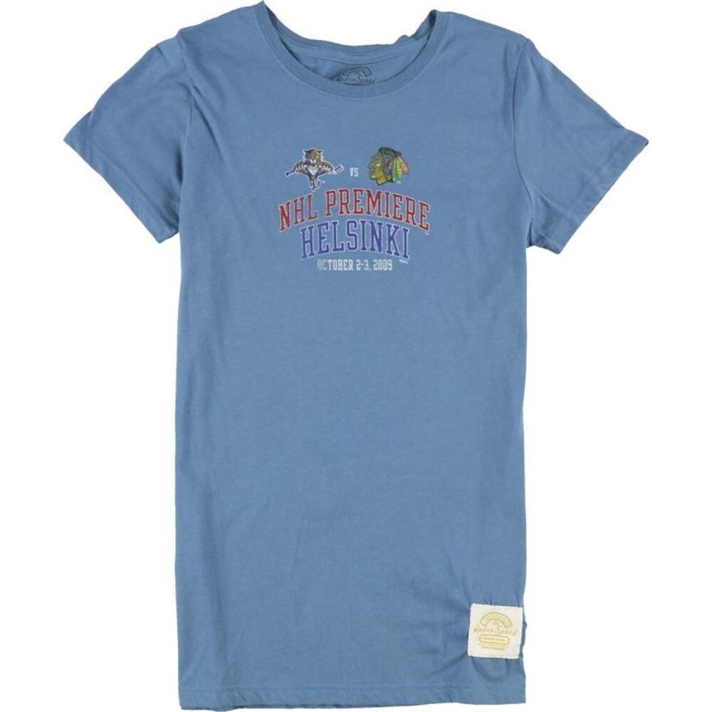 Retro Sport Womens Premiere Helsinki Graphic T-Shirt, Blue, L, DM